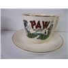 Image 4 : Vintage MAW and PAW Come Git Your Coffee Mug and Saucer Set-Japan and Welch's Jam Jar and Creamer