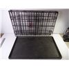 Image 2 : Small Dog 12-25 lbs. Folding Crate Kennel-size in pictures