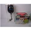 Image 2 : (8) Misc. Items-Fondue, Wine Glass, Shot Glasses, Baby shoes, Ornament and more