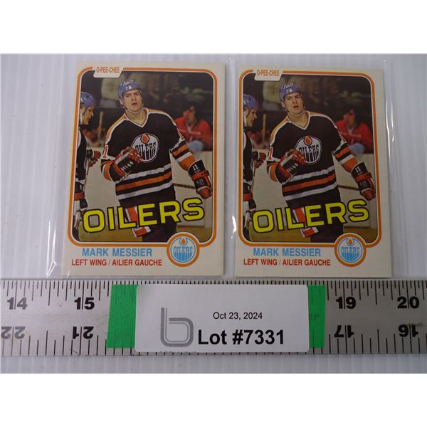 1981-82 (2) Mark Messier Card #118-as is-authentic