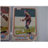 Image 2 : 1981-82 as is sleeve of (13) Edmonton Oiler Cards-includes Coffey and Kurri Rookie Cards-authentic