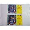 Image 2 : 1981-82 as is sleeve of (9) Statistical Leader Cards-several Gretzky Doubles-authentic