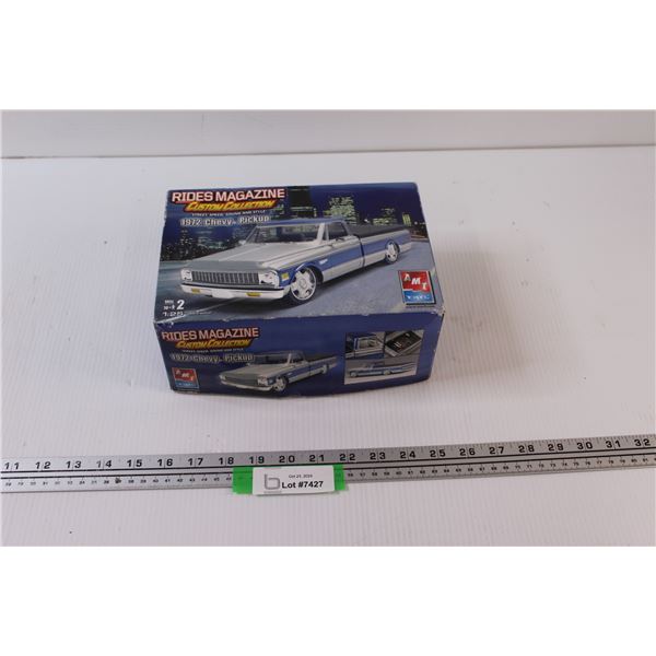 ATM ERTL "Rides Magazine Custom Collection": 1972 Chevy Pickup - Appears Complete