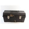 Image 11 : Large Plastic Tool Box with Assorted Tools - Box Cutter, Scissors and Wrenches 21'' x 10''
