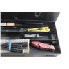 Image 3 : Large Plastic Tool Box with Assorted Tools - Box Cutter, Scissors and Wrenches 21'' x 10''