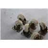 Image 3 : (6) Furniture Caster Wheels