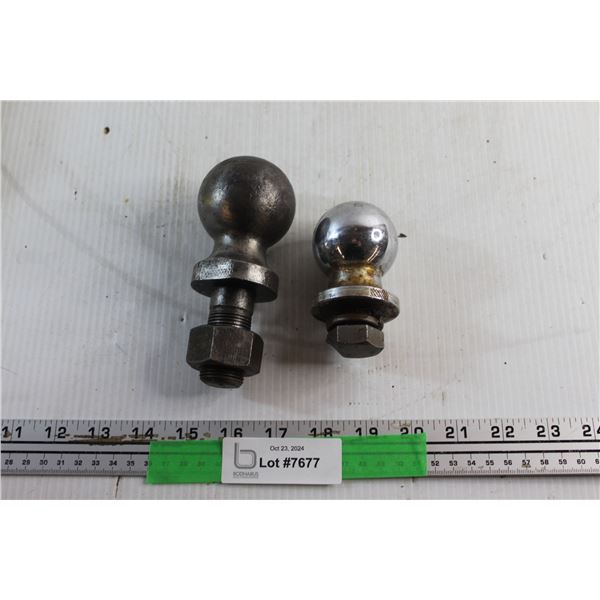 (2) Hitch Balls 2'' & 2 5/6''