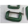 Image 3 : (3) C Clamps - Size 3'' & 4''