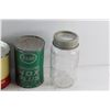 Image 2 : Saskatchewan Honey Tin,. Esso Essolube HDX Plus Motor Oil Can - Sealed and Pickling Jar
