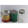 Image 7 : Saskatchewan Honey Tin,. Esso Essolube HDX Plus Motor Oil Can - Sealed and Pickling Jar