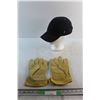 Image 1 : Safety Helmet Ball Cap and Work Gloves