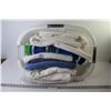 (8) Bath/Hand Towels - Laundry Basket (missing handle)