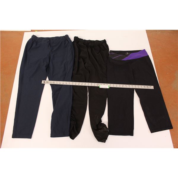 (3) Pairs of Ladies Athletic Works Pants (Size Med)