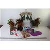 Christmas Items - Stocking - Place Mat - Cards - Gift Tins - Candle Holder