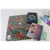 Image 5 : Christmas Items - Stocking - Place Mat - Cards - Gift Tins - Candle Holder