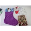 Image 6 : Christmas Items - Stocking - Place Mat - Cards - Gift Tins - Candle Holder
