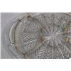 Image 4 : Glass Double Handled Divided Serving Tray