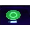 Image 1 : Uranium Glass 8'' Plate