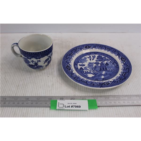 Walker China Plate w/ Made In Japan Cup