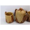 Image 2 : (2) Corn Cob Cups w/ Teapot, Made In Japan - Some Crazing