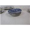 Image 6 : (10) Various Collector Plates And Cups, Library Blue, Capilano, Misc.