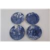 Image 9 : (10) Various Collector Plates And Cups, Library Blue, Capilano, Misc.