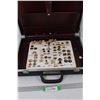 Image 1 : Brief Case Full Of Assorted Costume Jewellery, Rings Pins, Cufflinks, Misc.