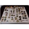 Image 3 : Brief Case Full Of Assorted Costume Jewellery, Rings Pins, Cufflinks, Misc.