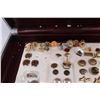 Image 4 : Brief Case Full Of Assorted Costume Jewellery, Rings Pins, Cufflinks, Misc.