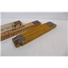 Image 3 : (3) Vintage Folding Measuring Tapes