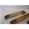 Image 5 : (3) Vintage Folding Measuring Tapes