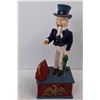 Image 2 : Uncle Sam Cast Iron Piggy Bank- 11.5'' Tall
