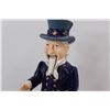 Image 5 : Uncle Sam Cast Iron Piggy Bank- 11.5'' Tall