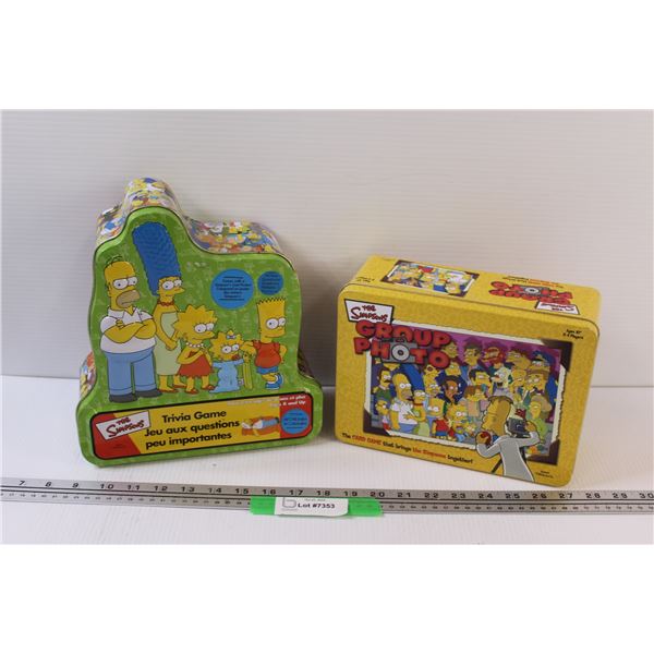 (2) Simpsons Games - as is
