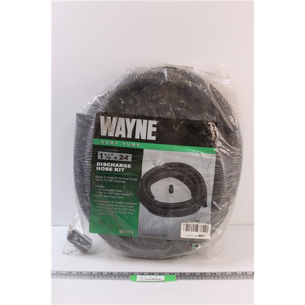 Wayne Sump Pump Discharge Hose Kit - 1.25" x 24'
