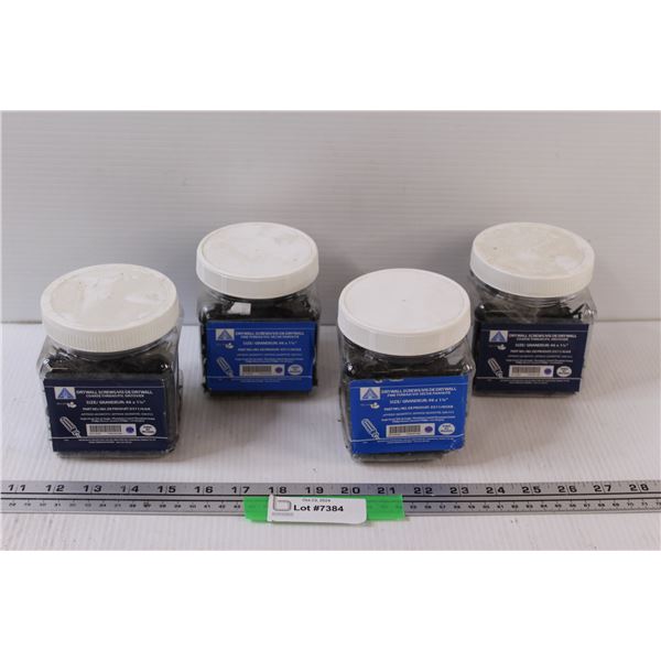 (4) Quality Drywall Screws (#6 x 1.25")