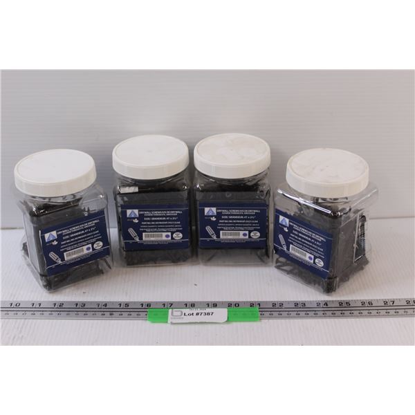(4) Quality Drywall Screws: #7 x 2.5"