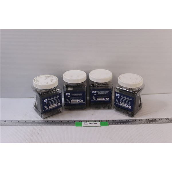 (4) Quality Drywall Screws: #8 x 3"