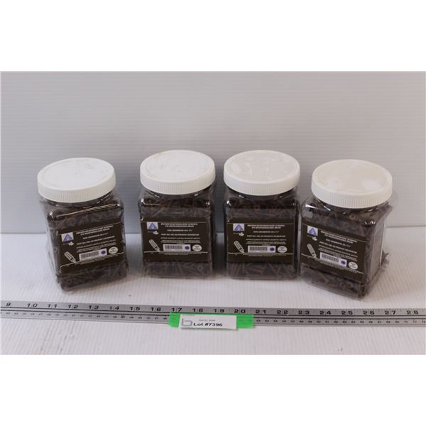 (4) Brown Wood Screws (#8 x 1.5")