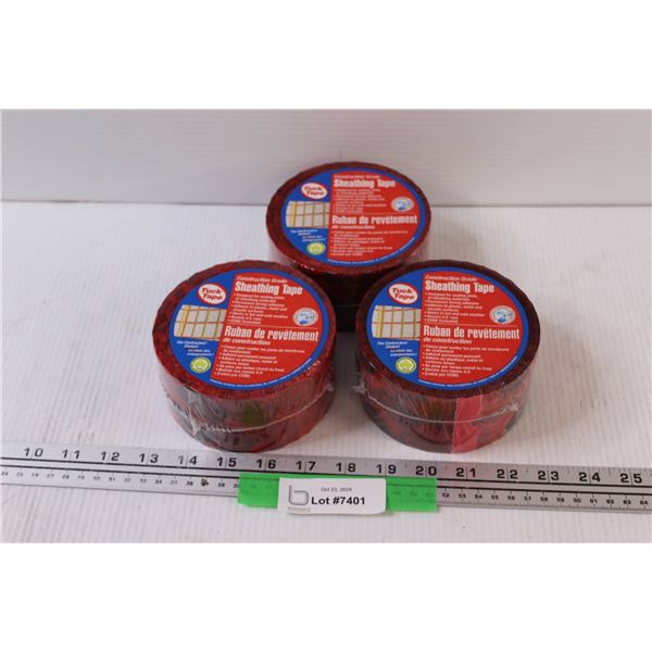 (3)Tuck Tape Sheathing Tape Rolls - NIB