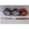 Image 1 : (3) Tuck Tape Rolls: (2) Vapor Barrier Rolls, (1) Sheathing Tape Rolls - NIB