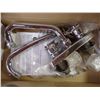 Image 2 : (2) Sets of Door Handles and Two Handle Laundry Faucet-used-as is
