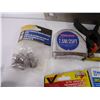 Image 5 : Several Pkgs. of Jigsaw Blades, Saw, Tape Measure, Lock and much more misc. items
