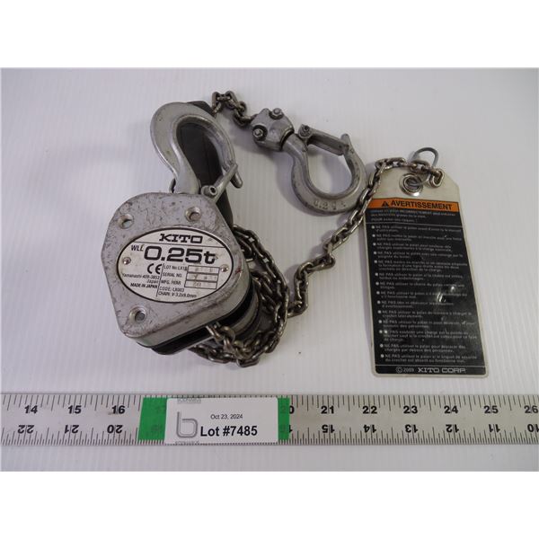 KITO Mini Lever Hoist-250 kg, capacity