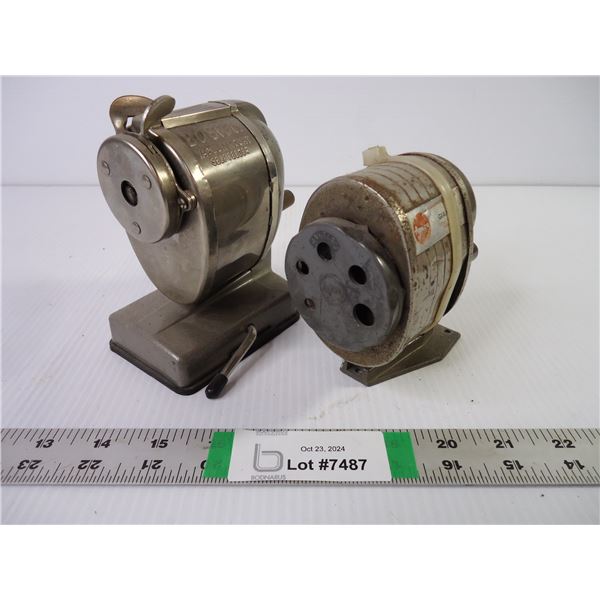 (2) Vintage Pencil Sharpeners