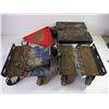 Image 2 : (4) Snowmobile Dollies and (2) Plastic Pails