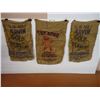 Image 1 : (3) Vintage Burlap Sacks