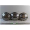 Image 1 : (3) Vintage International Harvester Hubcaps