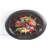 Image 2 : Collectible Nascar Clock - As Is and (4) Collectible Nascar Decorative Plates 6 1/2''