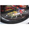 Image 3 : Collectible Nascar Clock - As Is and (4) Collectible Nascar Decorative Plates 6 1/2''